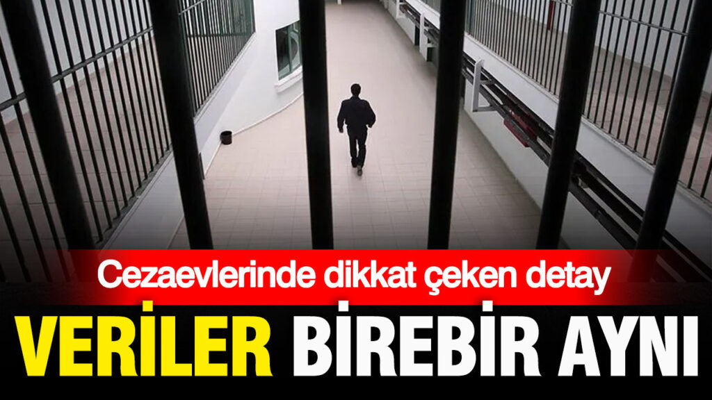 Cezaevi verilerinde dikkat çeken detay: Temmuz ve Ağustos sayıları birebir aynı